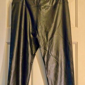 Sweet Palm faux leather black leggings